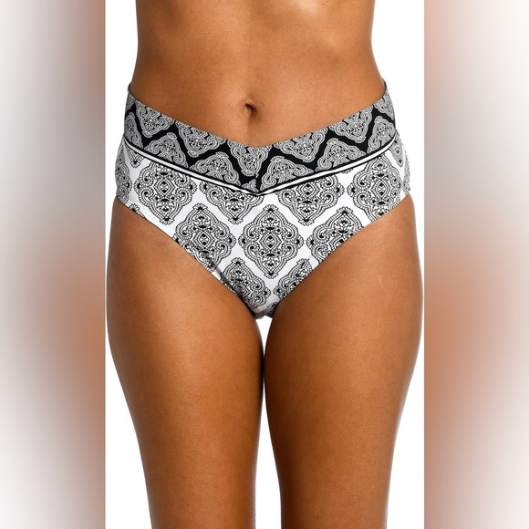 La Blanca Other - La Blanca V-Front High Waist Bikini Swimsuit Bottom